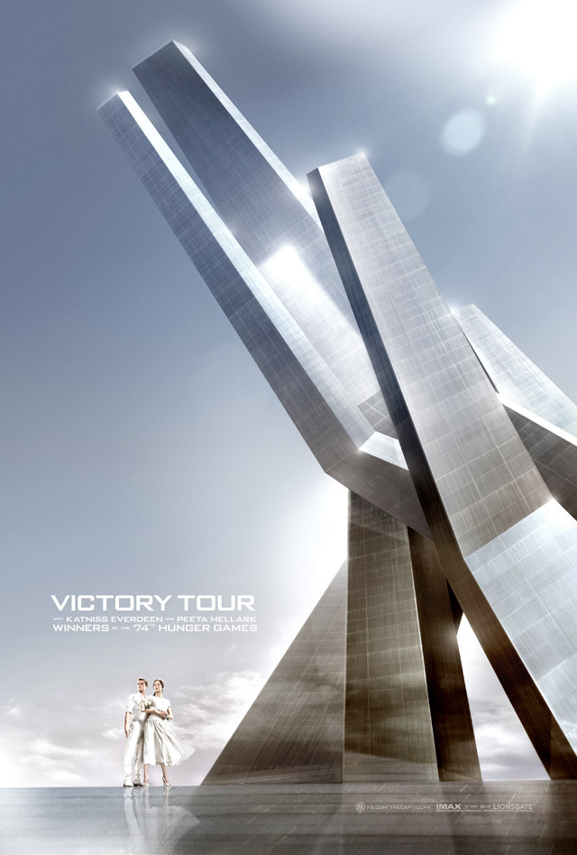 poster hunger games catching fire victory tour 1