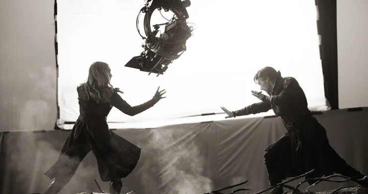 Doctor Strange y Scarlet Witch Endgame