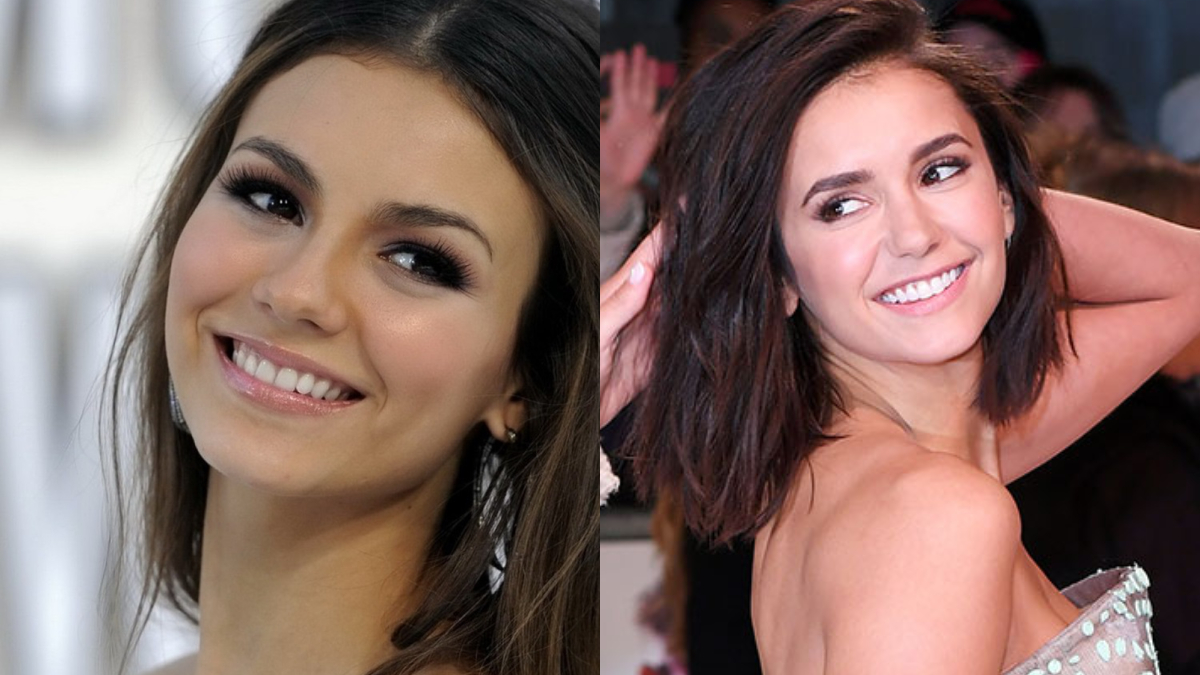 Nina Dobrev and Victoria Justice, @celebritiies