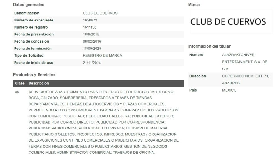 Club de Cuervos Alazraki 