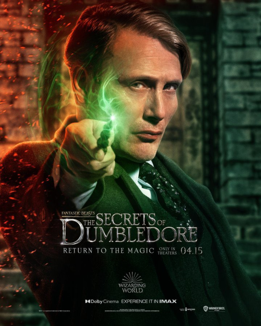 Mads Mikkelsen as the new Gellert Grindelwald The Secrets of Dumbledore 