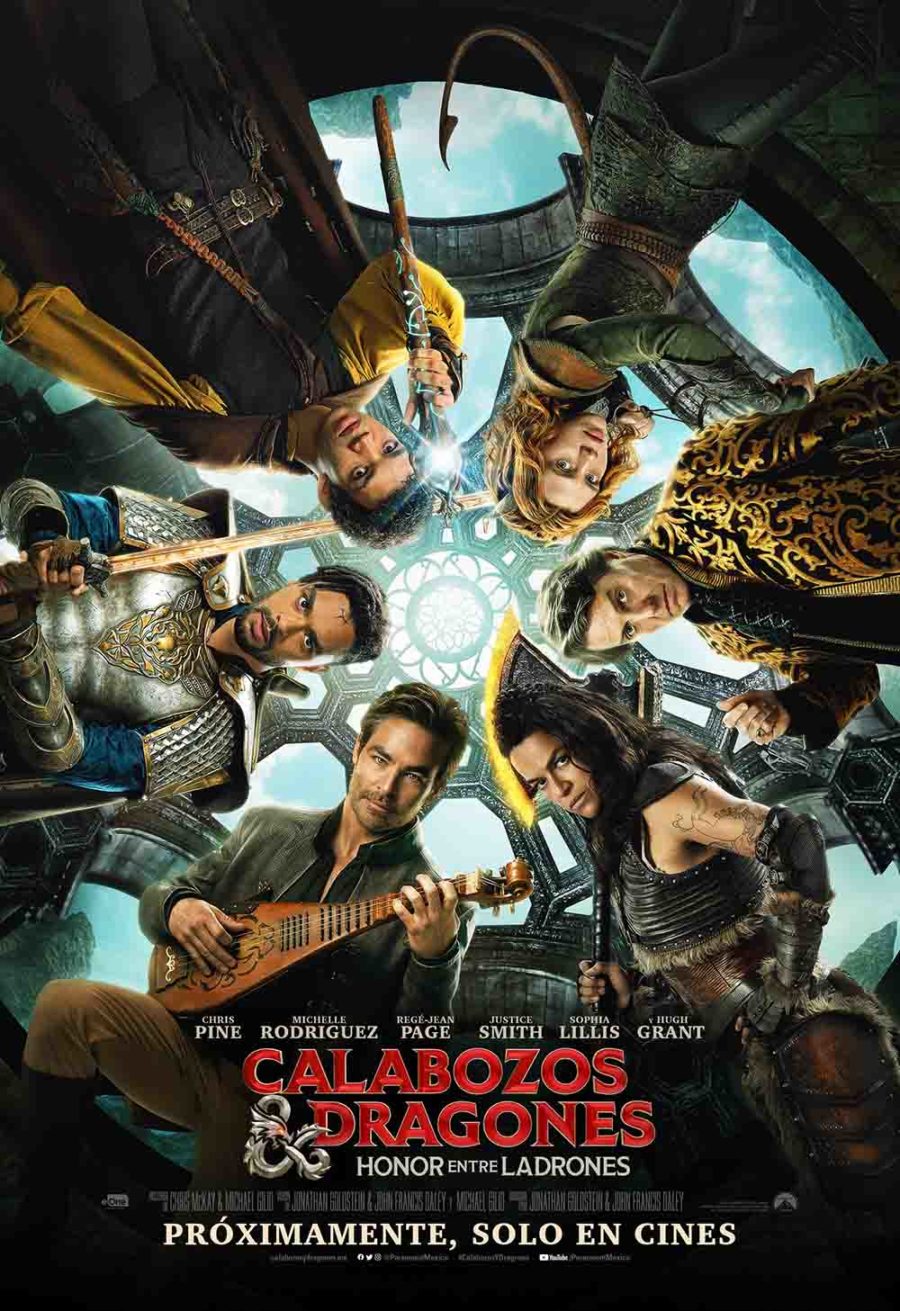 Cartel oficial Calabozos y Dragones/películas que están en cartelera marzo 2023